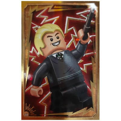 Visuel indicatif Rebrickable de Carte à collectionner, Harry Potter, Carte d'or - Draco Malfoy (Trading Card, Harry Potter, Gold Card - Draco Malfoy)