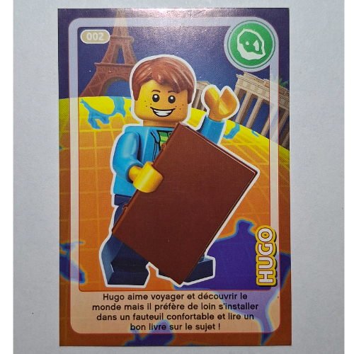 Visuel indicatif Rebrickable de Carte à collectionner pour coffret TRADINGCARD-12, motif imprimé #002 (Trading Card for Set TRADINGCARD-12, #002 Print)