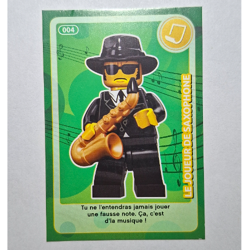 Visuel indicatif Rebrickable de Carte à collectionner pour jeu de cartes à collectionner 12, #004 imprimé (Trading Card for Set TRADINGCARD-12, #004 Print)