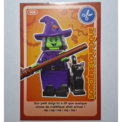 Visuel indicatif Rebrickable de Carte à collectionner pour jeu de cartes à collectionner 12, #008 imprimé (Trading Card for Set TRADINGCARD-12, #008 Print)