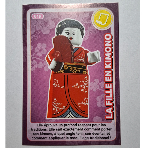 Visuel indicatif Rebrickable de Carte à collectionner pour jeu de cartes à collectionner 12, 019 # imprimé (Trading Card for Set TRADINGCARD-12, #019 Print)