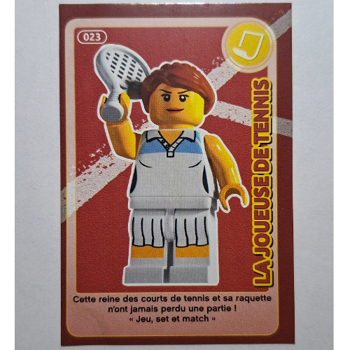 Visuel indicatif Rebrickable de Carte à collectionner pour coffret TRADINGCARD-12, motif imprimé #023 (Trading Card for Set TRADINGCARD-12, #023 Print)
