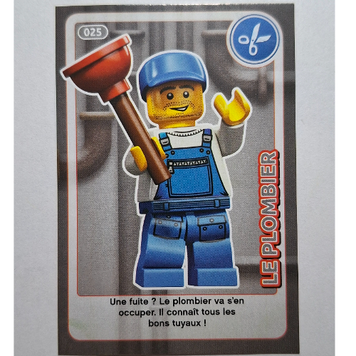 Visuel indicatif Rebrickable de Carte à collectionner pour jeu de cartes à collectionner 12, 025, imprimé (Trading Card for Set TRADINGCARD-12, #025 Print)