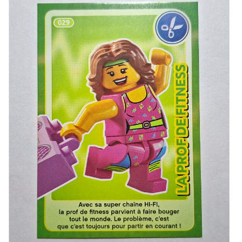 Visuel indicatif Rebrickable de Carte à collectionner pour coffret TRADINGCARD-12, #029 motif imprimé (Trading Card for Set TRADINGCARD-12, #029 Print)