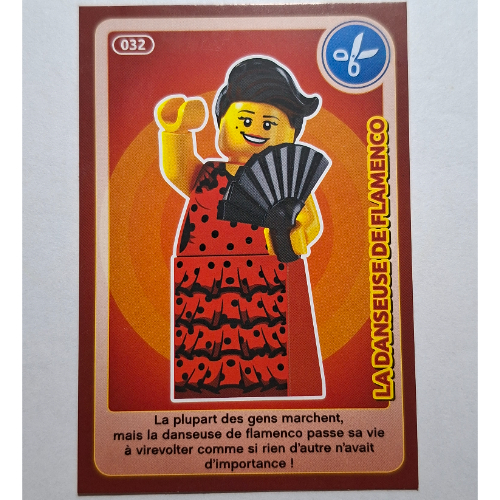 Visuel indicatif Rebrickable de Carte à collectionner pour coffret TRADINGCARD-12, motif imprimé #032 (Trading Card for Set TRADINGCARD-12, #032 Print)