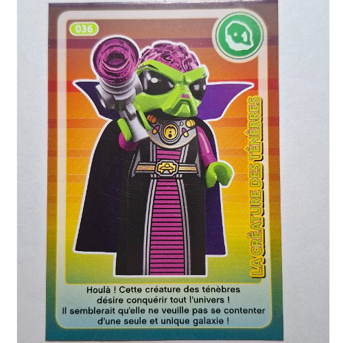 Visuel indicatif Rebrickable de Carte à collectionner pour coffret TRADINGCARD-12, motif imprimé 036 # (Trading Card for Set TRADINGCARD-12, #036 Print)