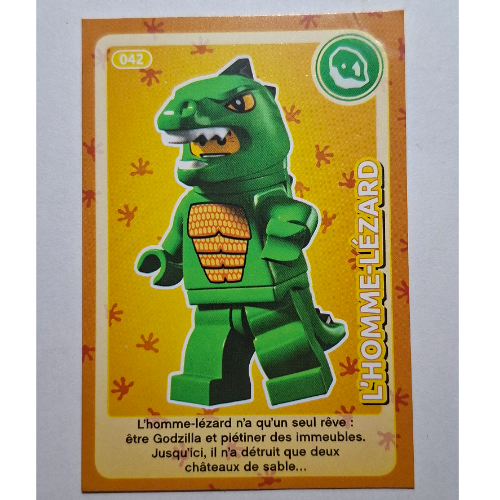 Visuel indicatif Rebrickable de Carte à collectionner pour coffret TRADINGCARD-12, motif imprimé #042 (Trading Card for Set TRADINGCARD-12, #042 Print)