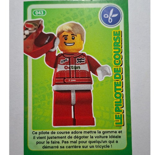 Visuel indicatif Rebrickable de Carte à collectionner pour coffret TRADINGCARD-12, motif imprimé #043 (Trading Card for Set TRADINGCARD-12, #043 Print)