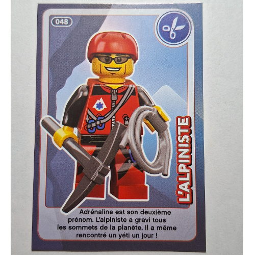 Visuel indicatif Rebrickable de Carte à collectionner pour coffret TRADINGCARD-12, #048 motif imprimé (Trading Card for Set TRADINGCARD-12, #048 Print)