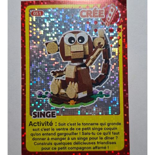 Visuel indicatif Rebrickable de Carte à collectionner pour jeu de cartes à collectionner 12, #051 imprimé (feuille) (Trading Card for Set TRADINGCARD-12, #051 Print (Foil))