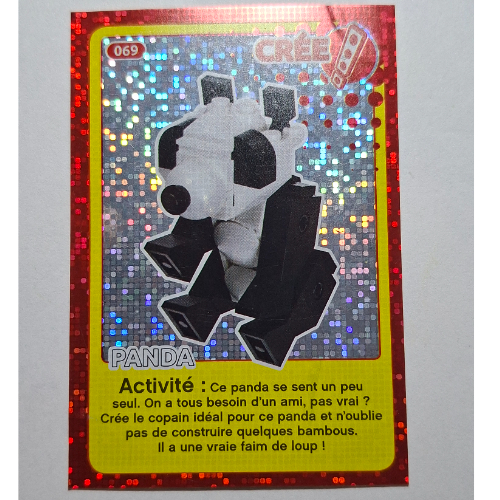 Visuel indicatif Rebrickable de Carte à collectionner pour jeu de cartes à collectionner 12, 069 ) imprimé (feuille) (Trading Card for Set TRADINGCARD-12, #069 Print (Foil))