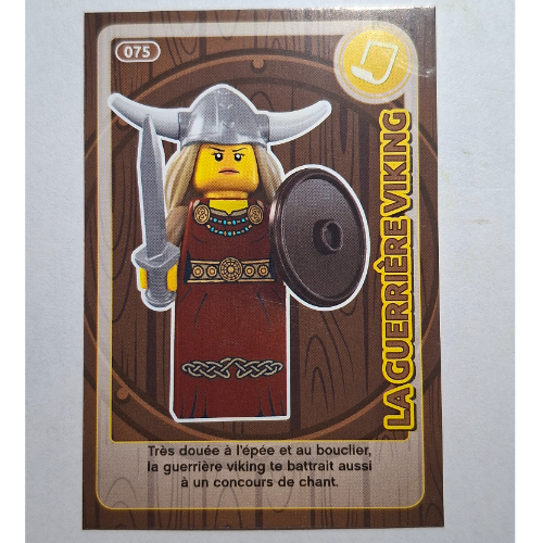 Visuel indicatif Rebrickable de Carte à collectionner pour jeu de cartes à collectionner 12, 075 ▁coffret imprimé (Trading Card for Set TRADINGCARD-12, #075 Print)