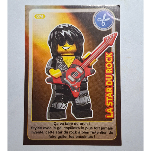 Visuel indicatif Rebrickable de Carte à collectionner pour jeu de cartes à collectionner 12, 076 ▁coffret imprimé (Trading Card for Set TRADINGCARD-12, #076 Print)