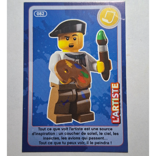 Visuel indicatif Rebrickable de Carte à collectionner pour coffret TRADINGCARD-12, #082 motif imprimé (Trading Card for Set TRADINGCARD-12, #082 Print)