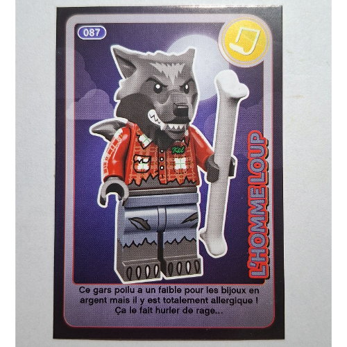 Visuel indicatif Rebrickable de Carte à collectionner pour jeu de cartes à collectionner 12, 087, (Trading Card for Set TRADINGCARD-12, #087 Print)