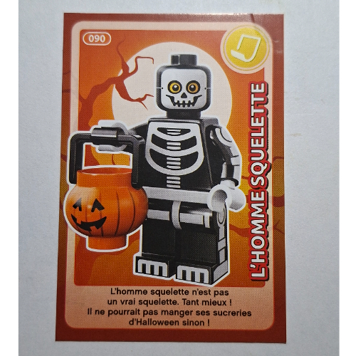 Visuel indicatif Rebrickable de Carte à collectionner pour coffret TRADINGCARD-12, #090 motif imprimé (Trading Card for Set TRADINGCARD-12, #090 Print)