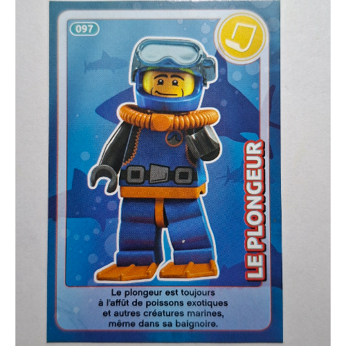 Visuel indicatif Rebrickable de Carte à collectionner pour jeu de cartes à collectionner 12, 097 # (Trading Card for Set TRADINGCARD-12, #097 Print)