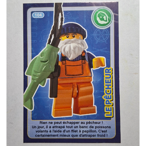 Visuel indicatif Rebrickable de Carte à collectionner pour jeu de cartes à collectionner 12, #104 imprimé (Trading Card for Set TRADINGCARD-12, #104 Print)