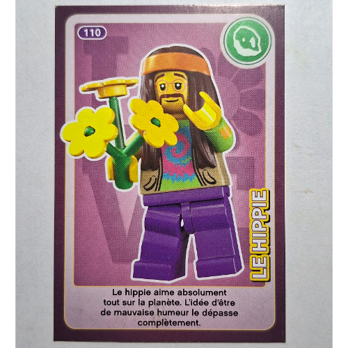 Visuel indicatif Rebrickable de Carte à collectionner pour jeu de cartes à collectionner 12, #110 imprimé (Trading Card for Set TRADINGCARD-12, #110 Print)