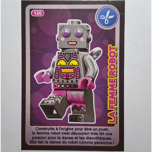Visuel indicatif Rebrickable de Carte à collectionner pour jeu de cartes à collectionner 12, # 120 imprimé (Trading Card for Set TRADINGCARD-12, #120 Print)