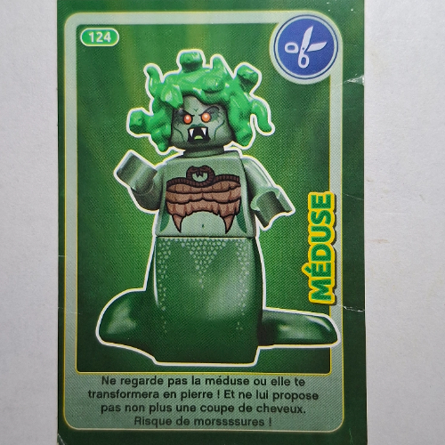 Visuel indicatif Rebrickable de Carte à collectionner pour jeu de cartes à collectionner 12, # 124 imprimé (Trading Card for Set TRADINGCARD-12, #124 Print)