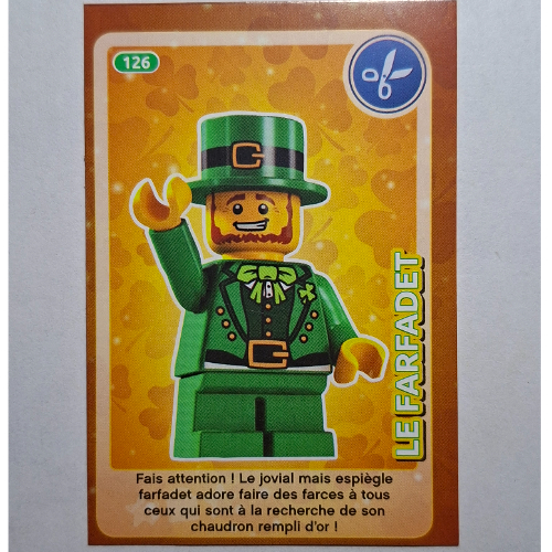 Visuel indicatif Rebrickable de Carte à collectionner pour coffret TRADINGCARD-12, motif imprimé #126 (Trading Card for Set TRADINGCARD-12, #126 Print)