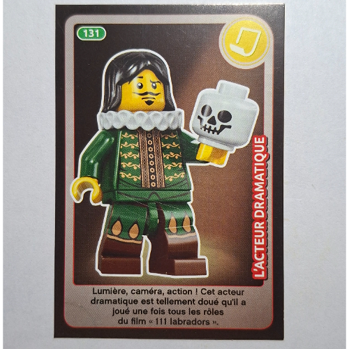 Visuel indicatif Rebrickable de Carte à collectionner pour coffret TRADINGCARD-12, motif imprimé #131 (Trading Card for Set TRADINGCARD-12, #131 Print)