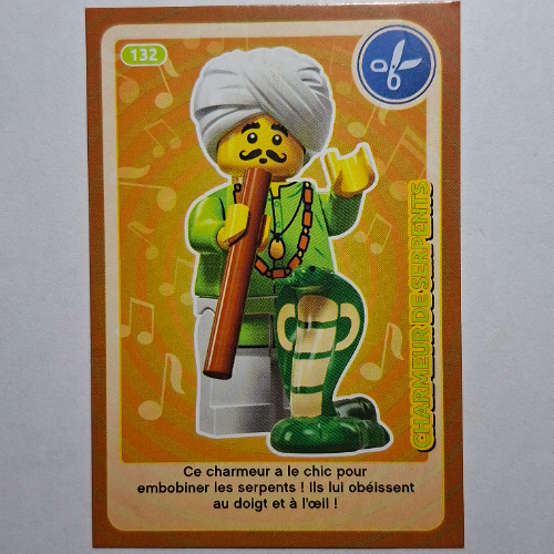 Visuel indicatif Rebrickable de Carte à collectionner pour coffret TRADINGCARD-12, motif imprimé #132 (Trading Card for Set TRADINGCARD-12, #132 Print)
