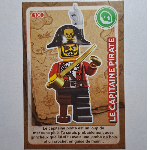 Visuel indicatif Rebrickable de Carte à collectionner pour coffret TRADINGCARD-12, motif imprimé #138 (Trading Card for Set TRADINGCARD-12, #138 Print)