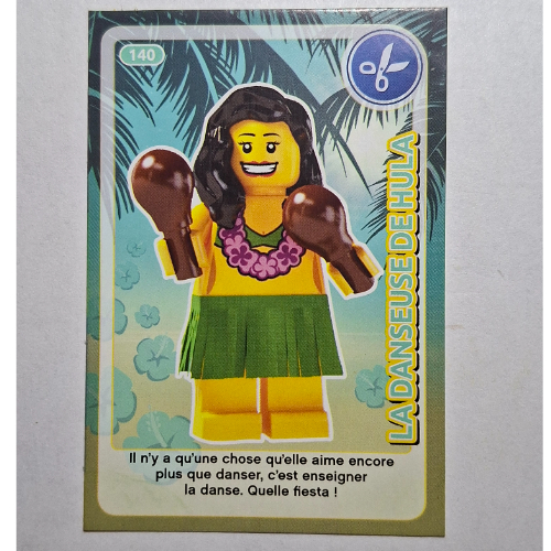 Visuel indicatif Rebrickable de Carte à collectionner pour coffret TRADINGCARD-12, motif imprimé 140 # (Trading Card for Set TRADINGCARD-12, #140 Print)