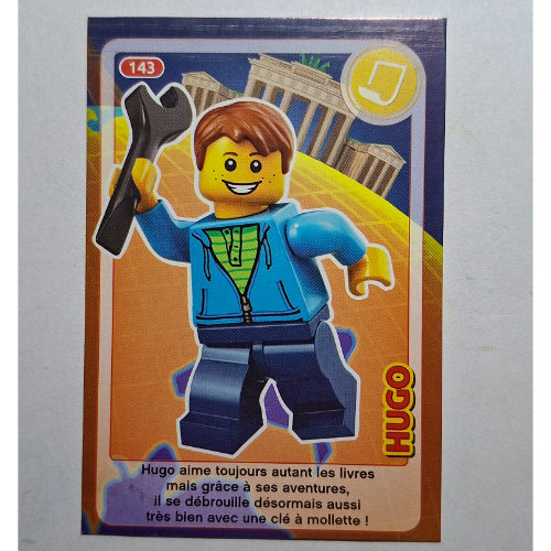Visuel indicatif Rebrickable de Carte à collectionner pour coffret TRADINGCARD-12, motif imprimé #143 (Trading Card for Set TRADINGCARD-12, #143 Print)