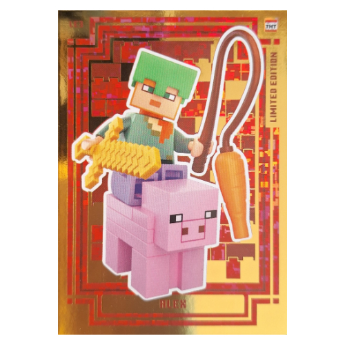 Visuel indicatif Rebrickable de Carte à collectionner, Minecraft série 2 boom-bastic, carte d'or - alex (Trading Card, Minecraft Series 2 Boom-Bastic, Gold Card - Alex)
