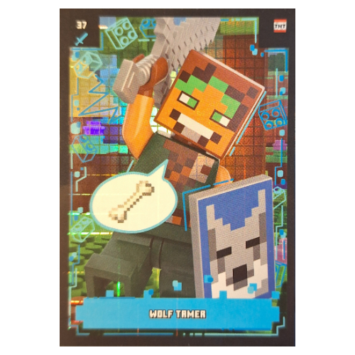 Visuel indicatif Rebrickable de Carte à collectionner, Minecraft série 2 boom-bastic, carte standard - dompteur de loup (métallisé) (Trading Card, Minecraft Series 2 Boom-Bastic, Standard Card - Wolf Tamer (Foil))