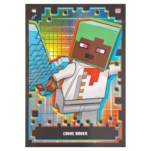 Visuel indicatif Rebrickable de Carte à collectionner, Minecraft série 2 boom-bastic, carte standard - boulanger comique (feuille) (Trading Card, Minecraft Series 2 Boom-Bastic, Standard Card - Comic Baker (Foil))