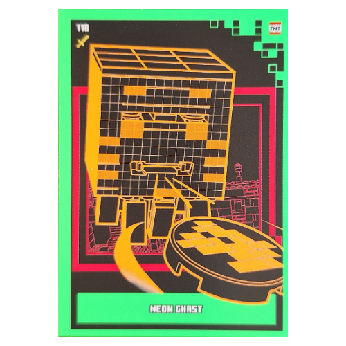 Visuel indicatif Rebrickable de Carte à collectionner, Boom-Bastic Minecraft série 2, Carte standard - Neon Ghast (Trading Card, Minecraft Series 2 Boom-Bastic, Standard Card - Neon Ghast)