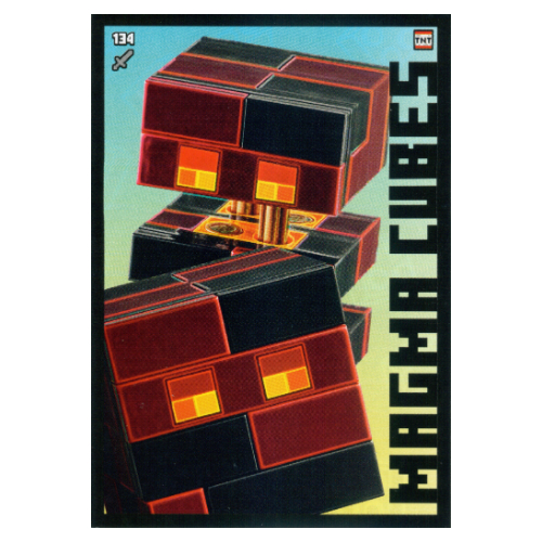 Visuel indicatif Rebrickable de Carte à collectionner, Minecraft série 2 Boom-Bastic, Carte standard - Magma Cubes (Trading Card, Minecraft Series 2 Boom-Bastic, Standard Card - Magma Cubes)