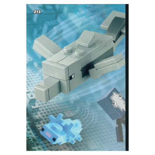 Visuel indicatif Rebrickable de Carte à collectionner, Minecraft série 2 Boom-Bastic, Carte standard - Aventure sous-marine (Trading Card, Minecraft Series 2 Boom-Bastic, Standard Card - Underwater Adventure)