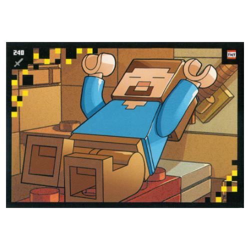 Visuel indicatif Rebrickable de Carte à collectionner, Minecraft série 2 boom-bastic, carte standard - bonjour! (Trading Card, Minecraft Series 2 Boom-Bastic, Standard Card - Good Morning!)