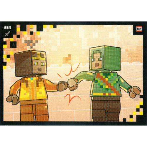 Visuel indicatif Rebrickable de Carte à collectionner, Boom-Bastic Minecraft série 2, Carte standard - Fist Bump (Trading Card, Minecraft Series 2 Boom-Bastic, Standard Card - Fist Bump)