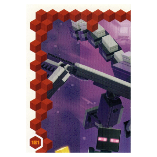 Visuel indicatif Rebrickable de Carte à collectionner, Minecraft série 3 sur le feu, carte standard - fin (Trading Card, Minecraft Series 3 On Fire, Standard Card - End)