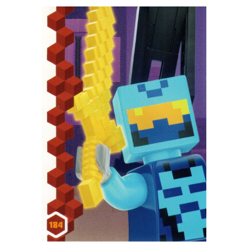 Visuel indicatif Rebrickable de Carte à collectionner, Minecraft série 3 sur le feu, carte standard - fin (Trading Card, Minecraft Series 3 On Fire, Standard Card - End)