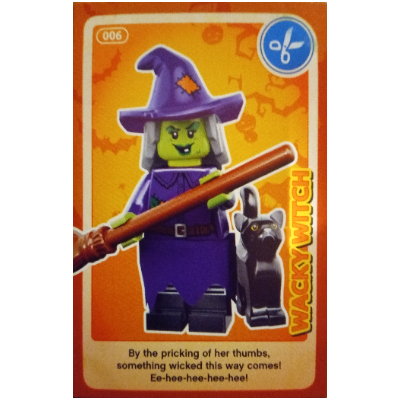 Visuel indicatif Rebrickable de Carte à collectionner, créez le monde - Wacky Witch (Trading Card, Create the World - Wacky Witch)