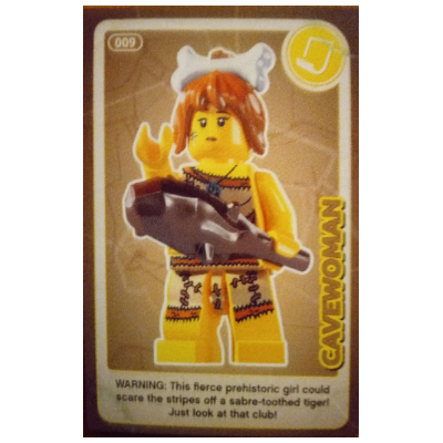Visuel indicatif Rebrickable de Carte à collectionner, créer le monde - Cavewoman (Trading Card, Create the World - Cavewoman)