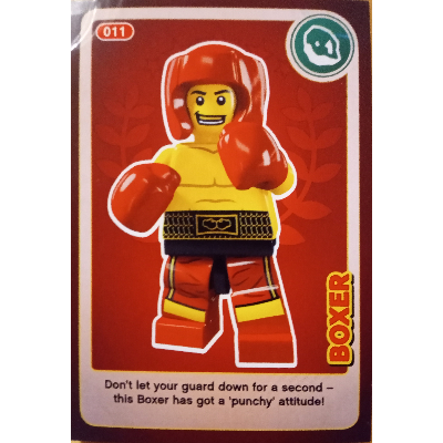 Visuel indicatif Rebrickable de Carte à collectionner, créer le monde - Boxer (Trading Card, Create the World - Boxer)