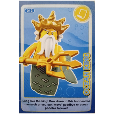 Visuel indicatif Rebrickable de Carte à collectionner, créez le monde - Ocean King (Trading Card, Create the World - Ocean King)