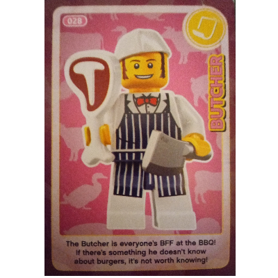 Visuel indicatif Rebrickable de Carte à collectionner, créer le monde - Boucher (Trading Card, Create the World - Butcher)