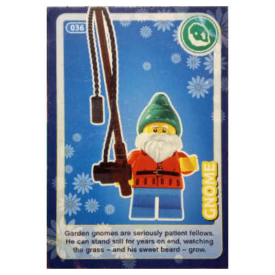 Visuel indicatif Rebrickable de Carte à collectionner, créez le monde - Gnome (Trading Card, Create the World - Gnome)