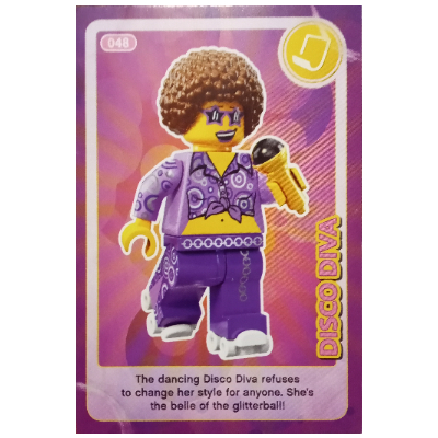 Visuel indicatif Rebrickable de Carte à collectionner, créez le monde - Disco Diva (Trading Card, Create the World - Disco Diva)