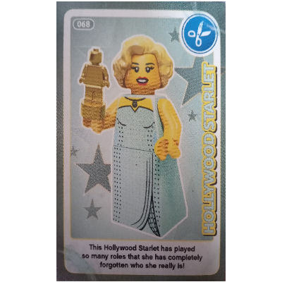 Visuel indicatif Rebrickable de Carte à collectionner, créer le monde - Hollywood Starlet (Trading Card, Create The World - Hollywood Starlet)