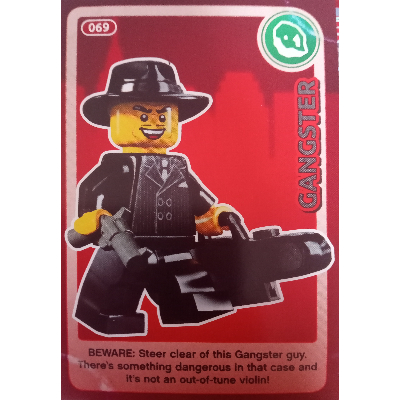 Visuel indicatif Rebrickable de Carte à collectionner, créer le monde - Gangster (Trading Card, Create The World - Gangster)